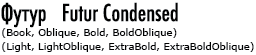 futur condensed